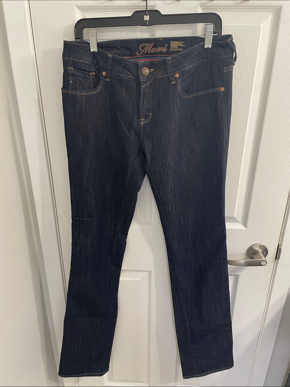 Mavi Women’s  Dark Indigo Straight Jeans Tall